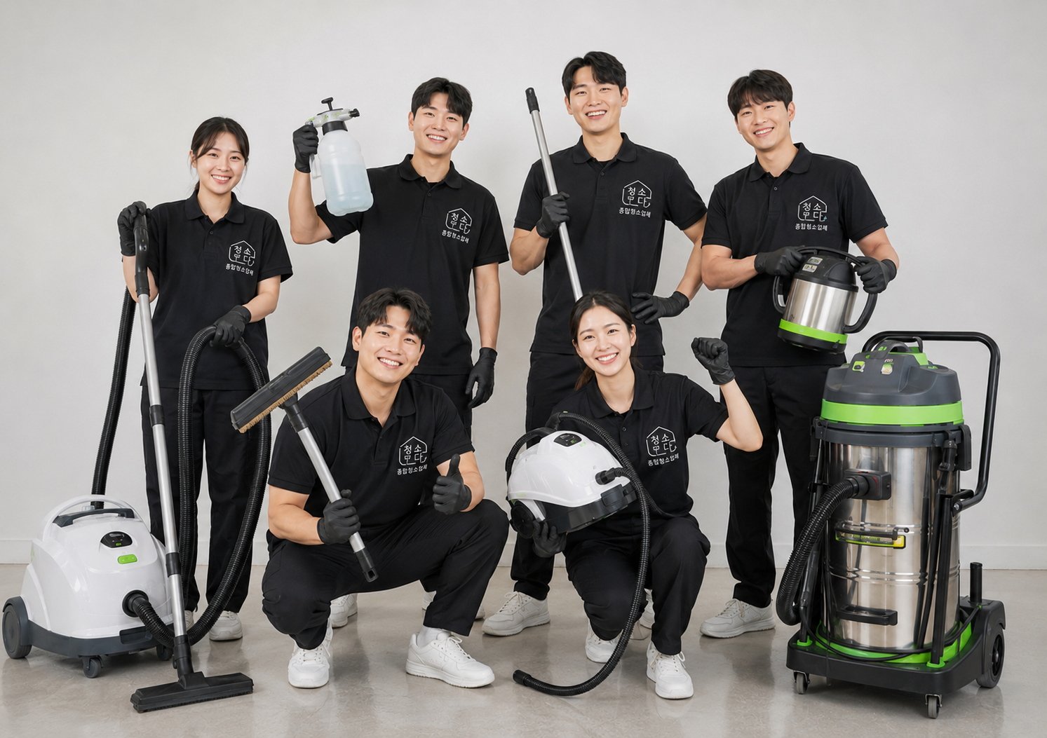 로얄클린 직영팀 단체샷